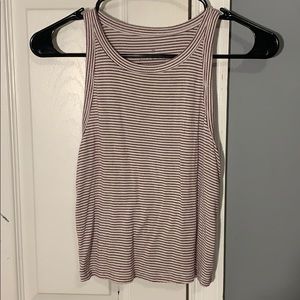 american eagle striped tank top